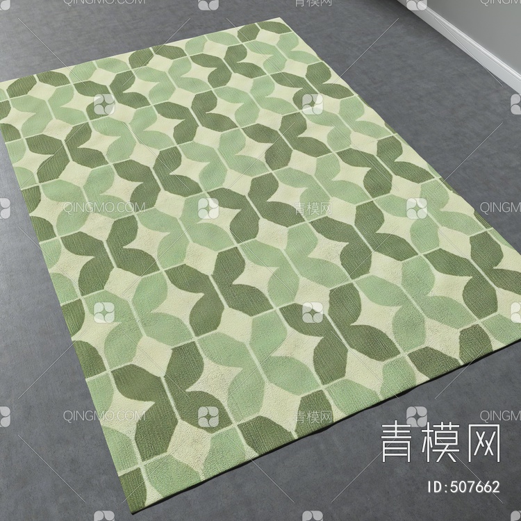 方形地毯vary材质下载【ID:507662】