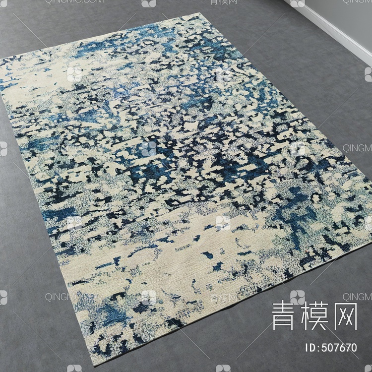 方形地毯vary材质下载【ID:507670】
