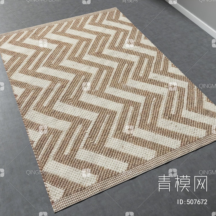方形地毯vary材质下载【ID:507672】