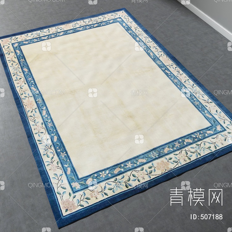 方形地毯vary材质下载【ID:507188】