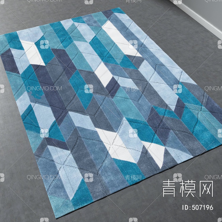 方形地毯vary材质下载【ID:507196】