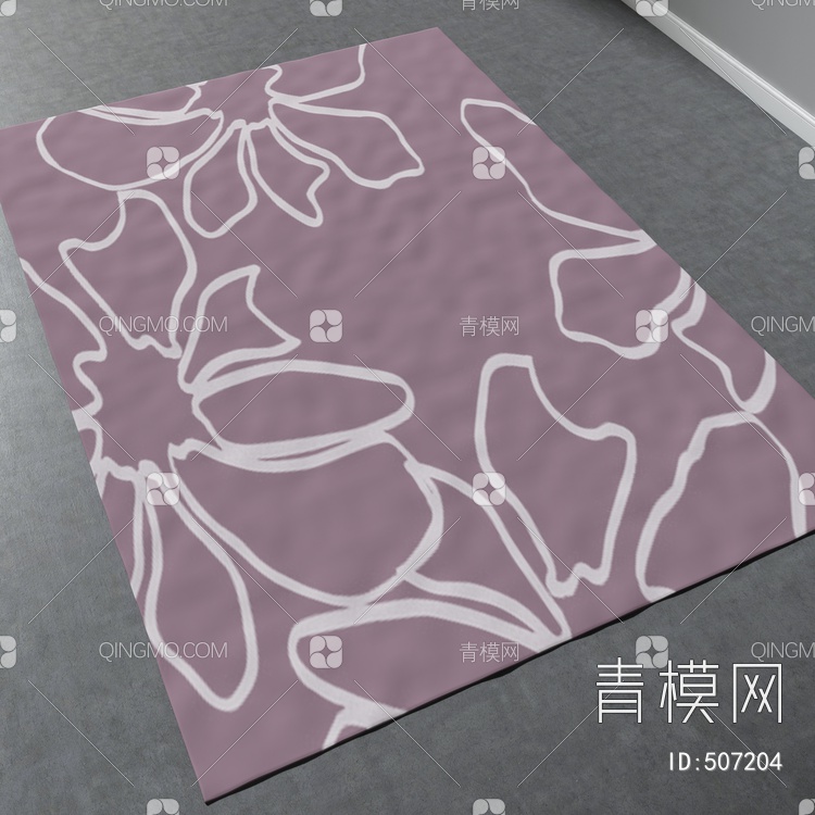 方形地毯vary材质下载【ID:507204】