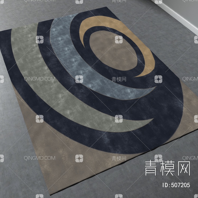 方形地毯vary材质下载【ID:507205】