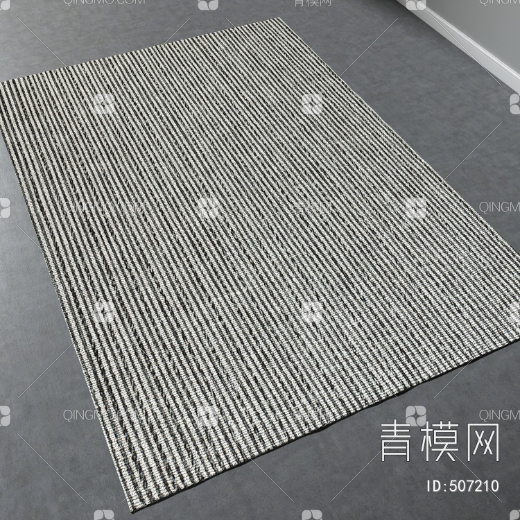 方形地毯vary材质下载【ID:507210】