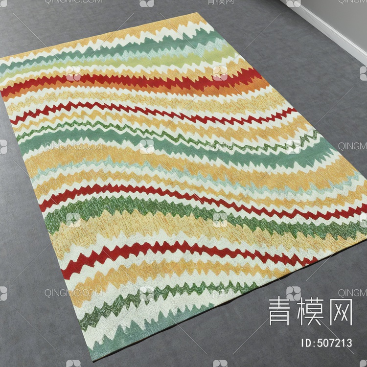 方形地毯vary材质下载【ID:507213】