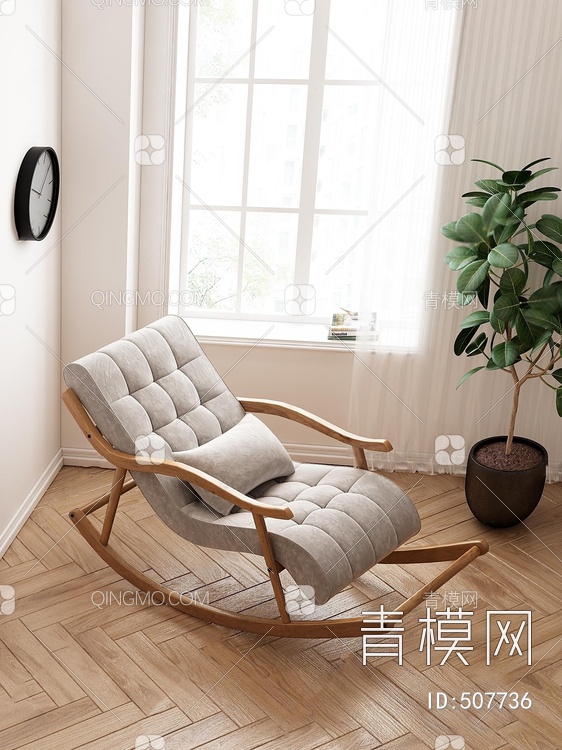 躺椅3D模型下载【ID:507736】