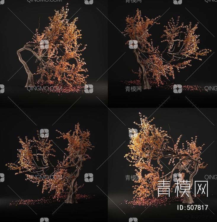 景观树 落叶树3D模型下载【ID:507817】