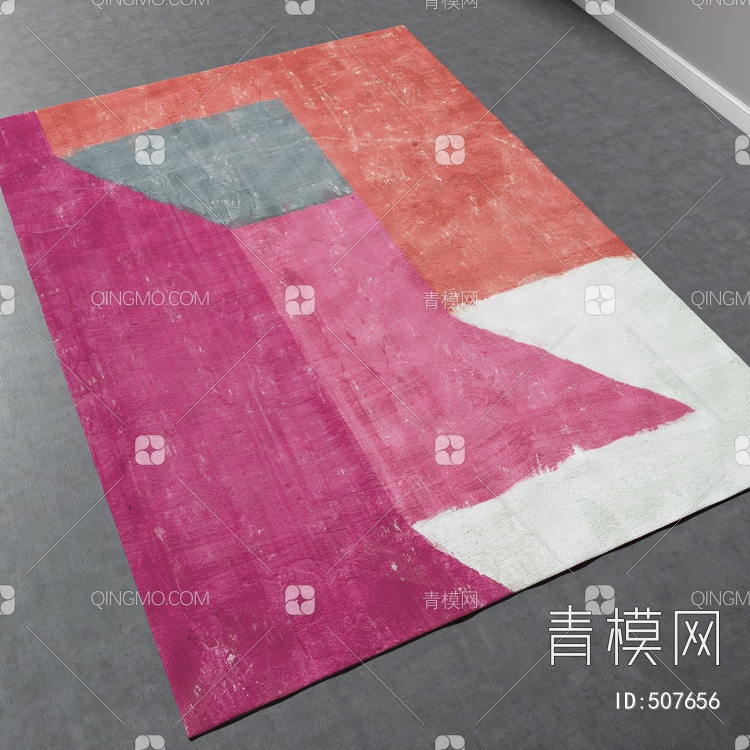 方形地毯vary材质下载【ID:507656】
