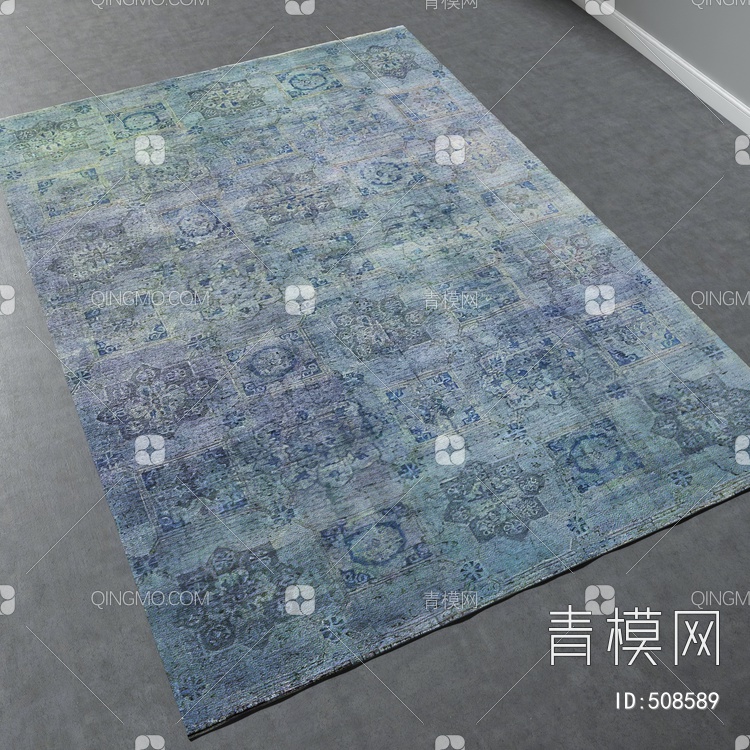 方形地毯vary材质下载【ID:508589】