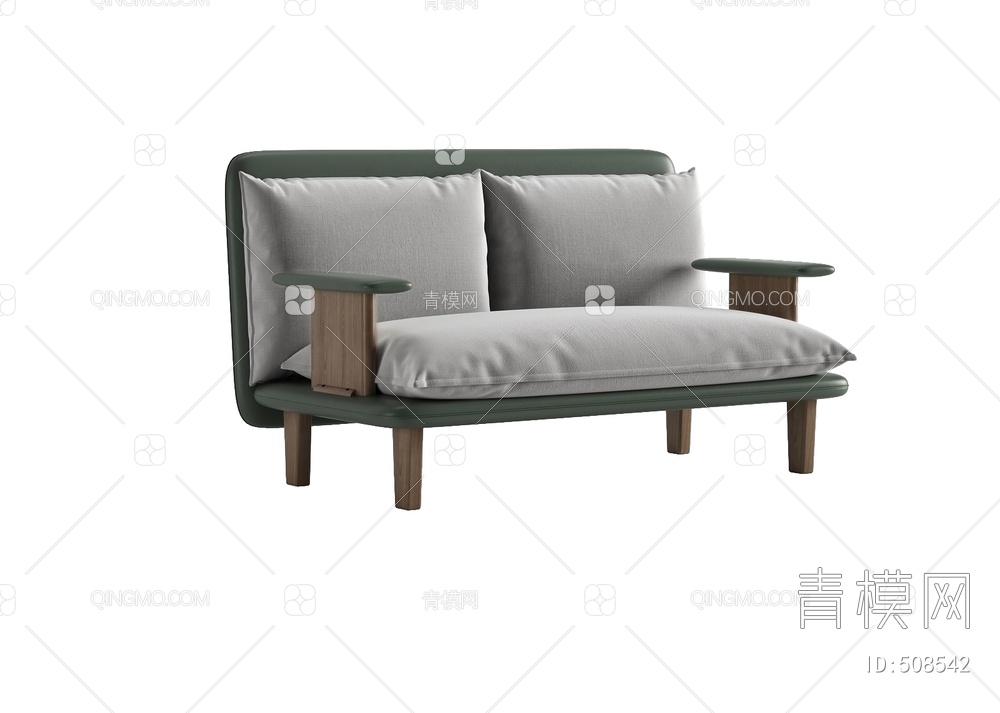 双人沙发3D模型下载【ID:508542】
