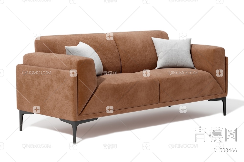 双人沙发 休闲沙发 多人沙发3D模型下载【ID:508466】