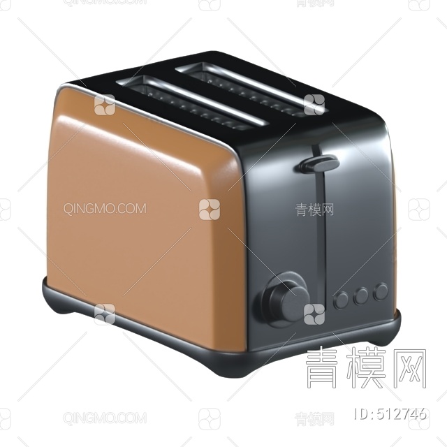 厨房用品 烤面包机3D模型下载【ID:512746】