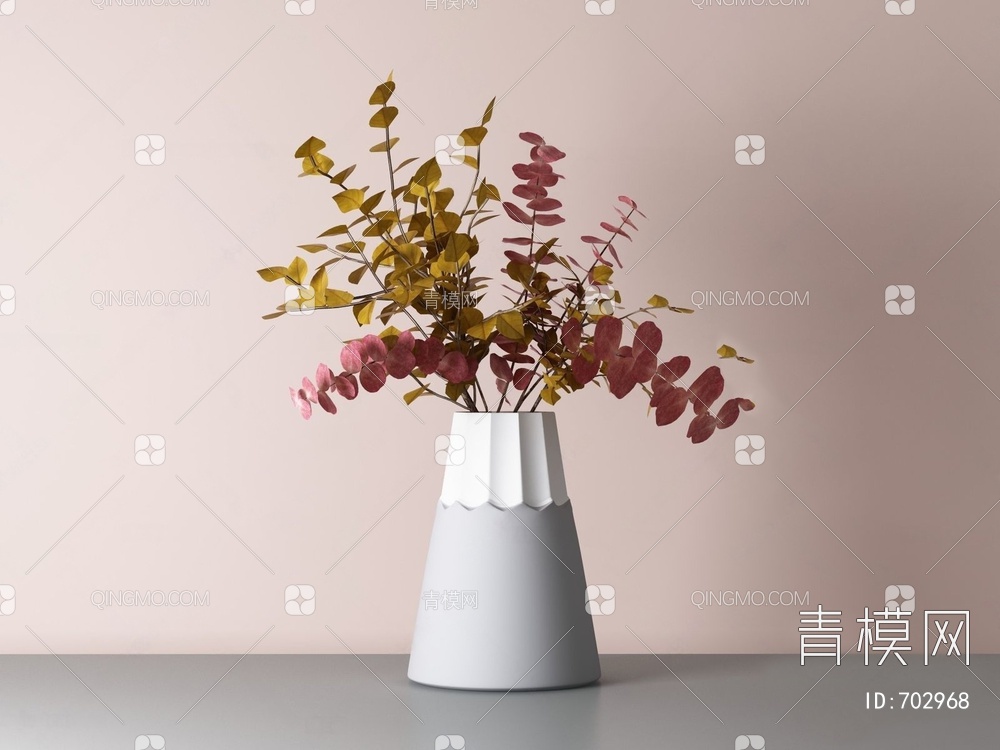 造作 陶瓷花瓶3D模型下载【ID:702968】