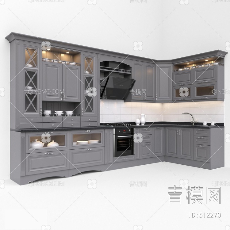 厨柜3D模型下载【ID:512270】