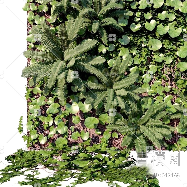 植物墙绿植墙3D模型下载【ID:512168】