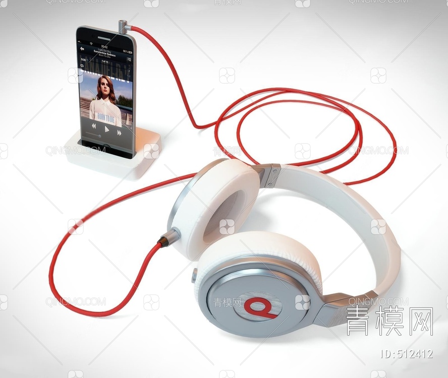 耳机 外带式耳机3D模型下载【ID:512412】