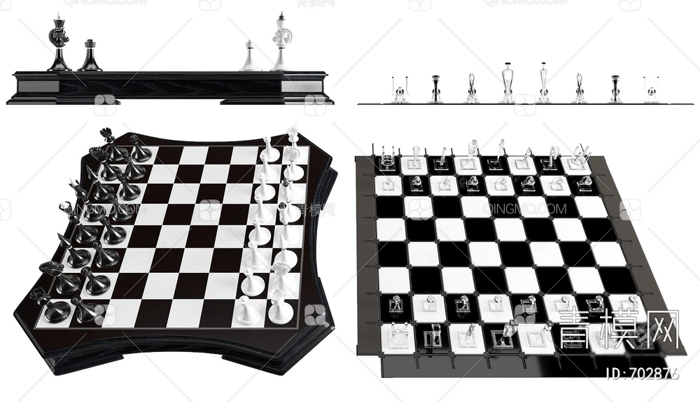 国际象棋3D模型下载【ID:702876】