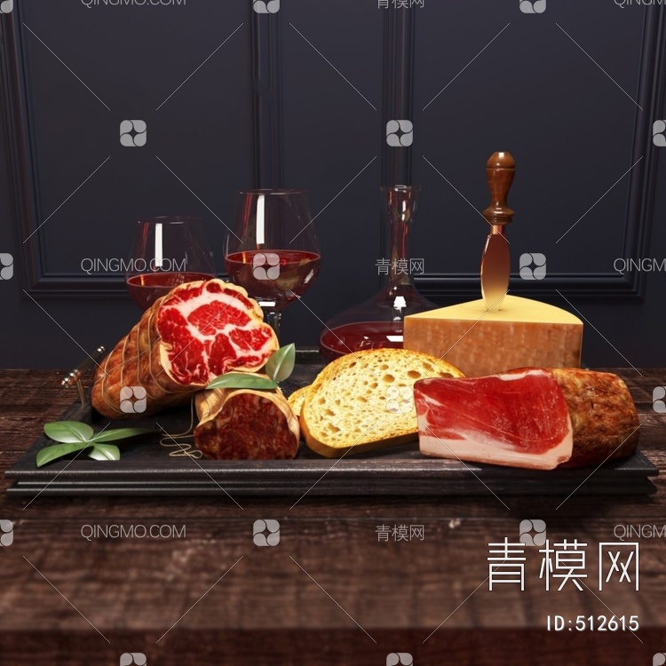 食物3D模型下载【ID:512615】