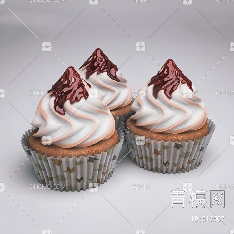 食物 蛋糕3D模型下载【ID:512507】