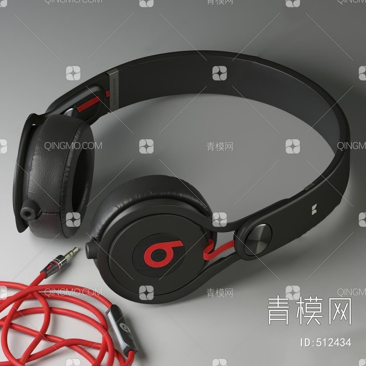 耳机3D模型下载【ID:512434】