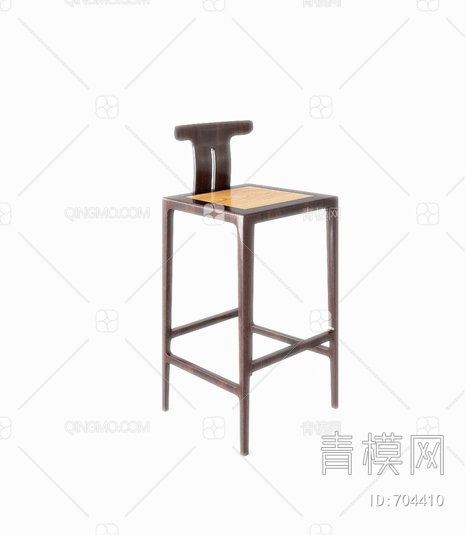 吧台桌椅3D模型下载【ID:704410】