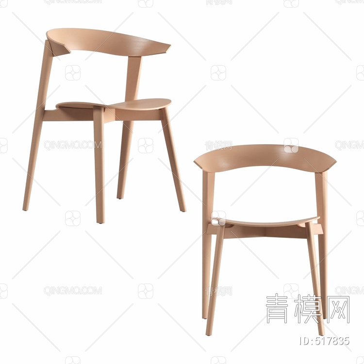 红点设计奖 西班牙 Capdell Nix 椅子3D模型下载【ID:517835】