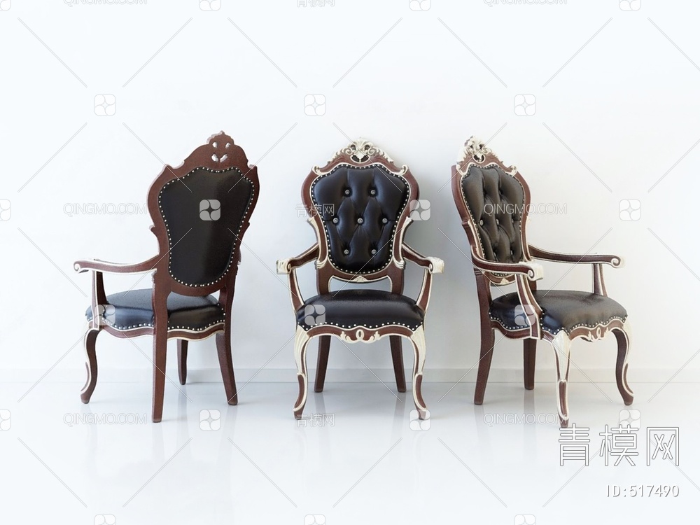 单椅3D模型下载【ID:517490】