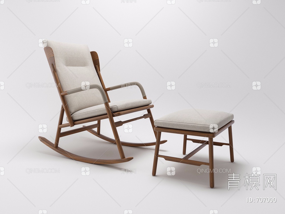 躺椅3D模型下载【ID:707000】