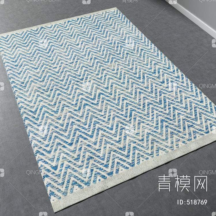 方形地毯vary材质下载【ID:518769】