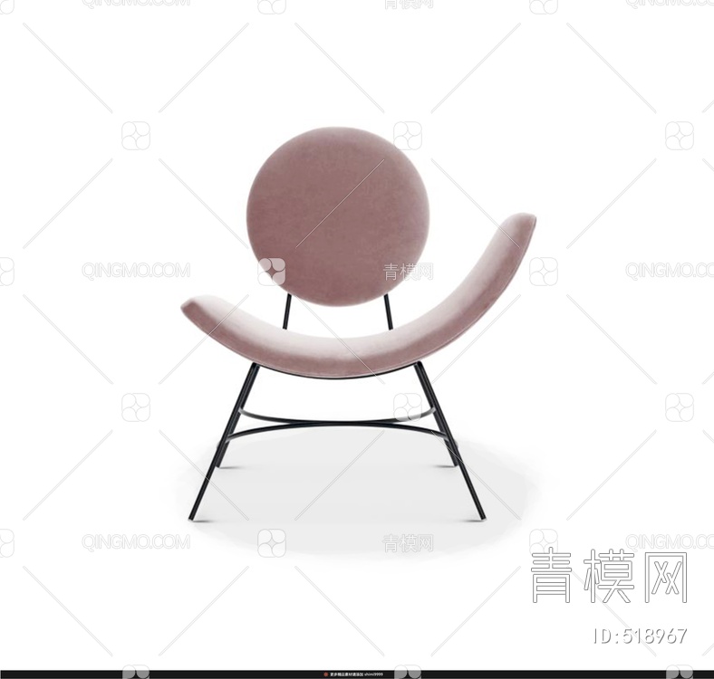 家具休闲椅3D模型下载【ID:518967】