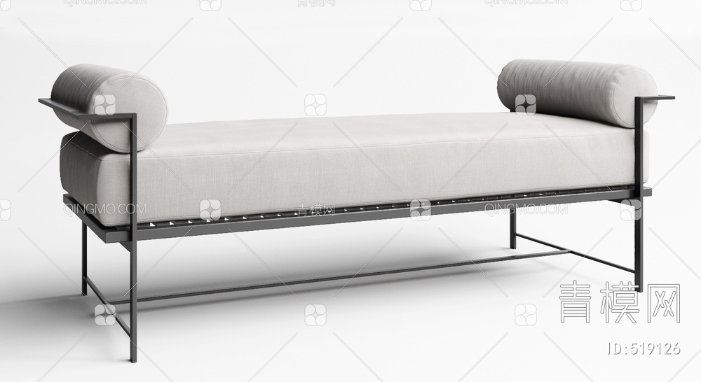 床头尾凳3D模型下载【ID:519126】
