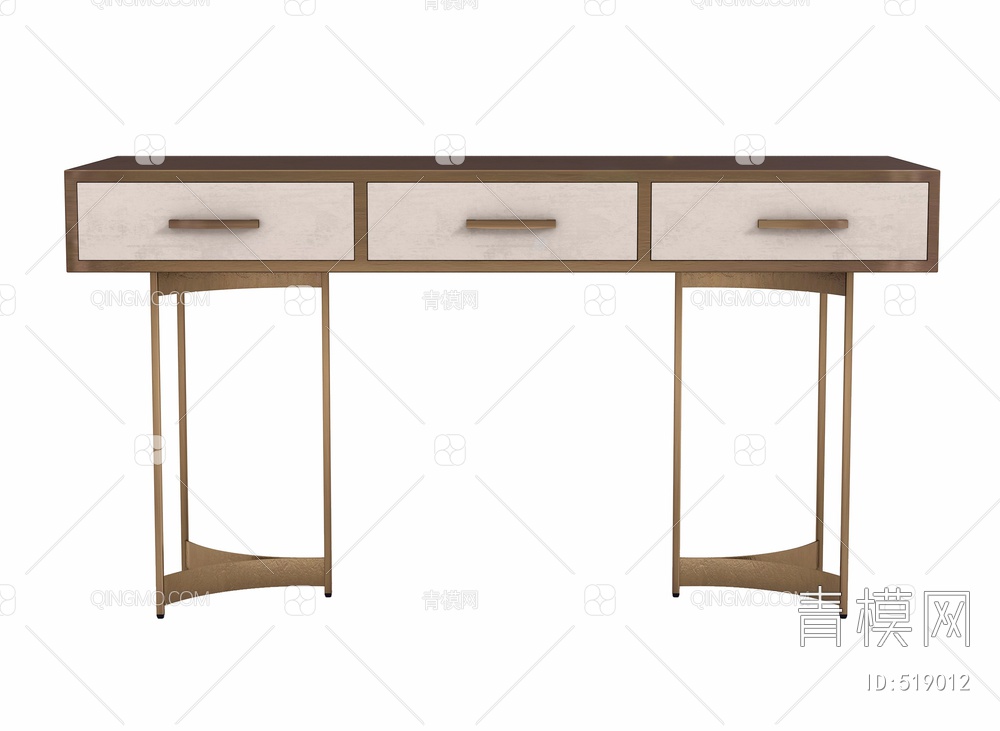 家具 书桌3D模型下载【ID:519012】