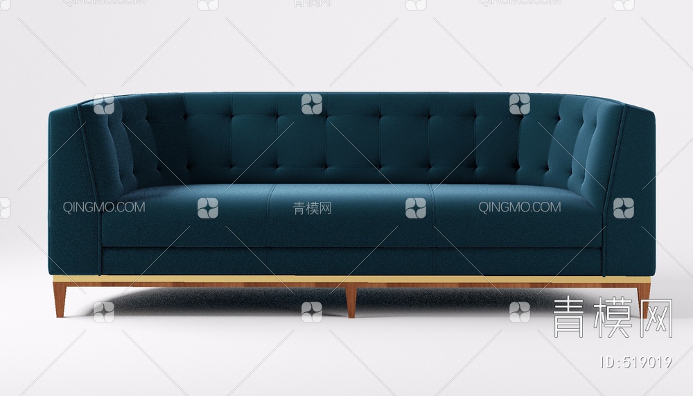 家具 多人沙发3D模型下载【ID:519019】