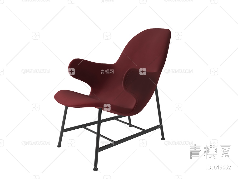 休闲椅子3D模型下载【ID:519052】