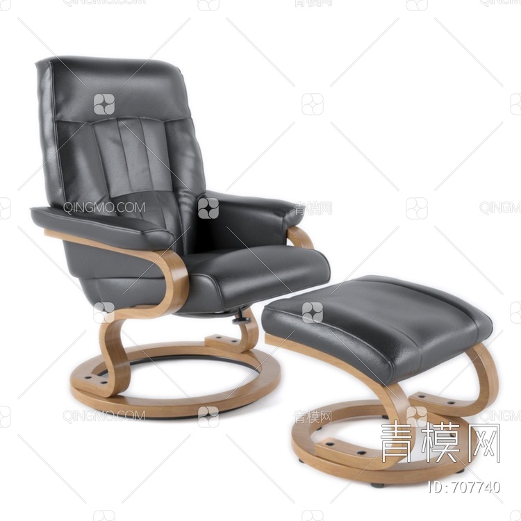 躺椅3D模型下载【ID:707740】