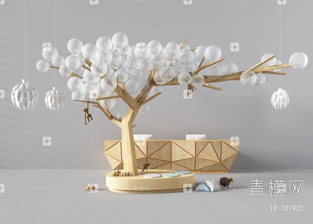 造型树3D模型下载【ID:707920】