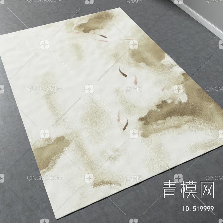 方形地毯vary材质下载【ID:519999】