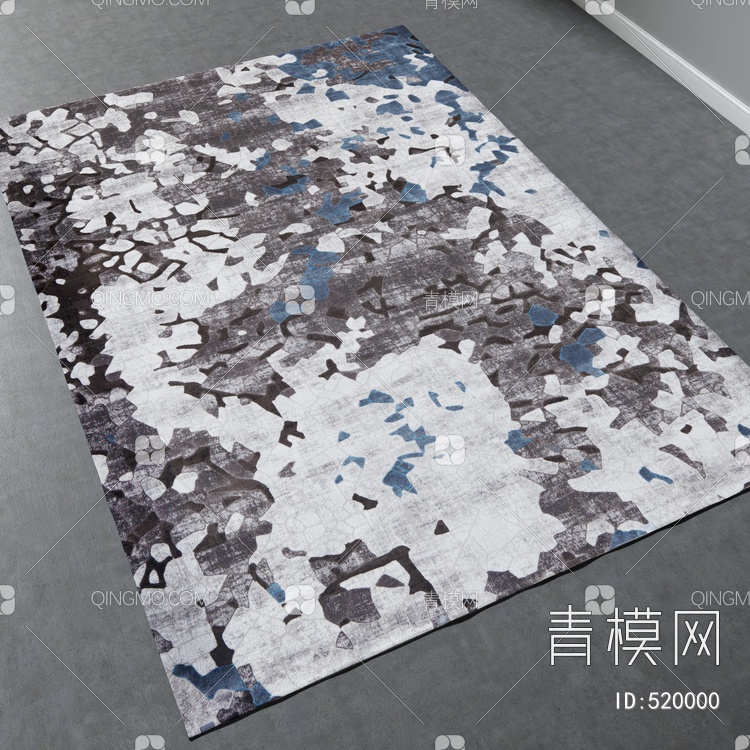 方形地毯vary材质下载【ID:520000】