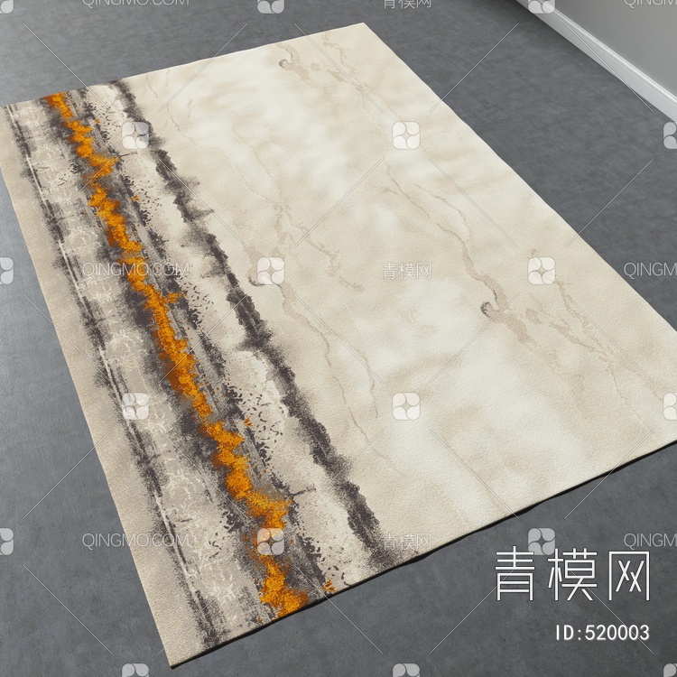 方形地毯vary材质下载【ID:520003】