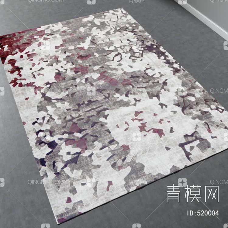 方形地毯vary材质下载【ID:520004】