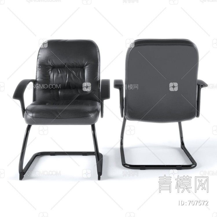办公椅3D模型下载【ID:707572】