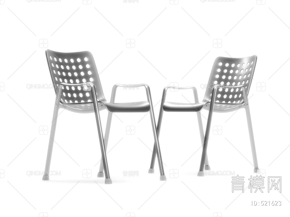户外椅子3D模型下载【ID:521623】