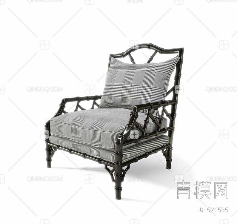 单椅3D模型下载【ID:521535】