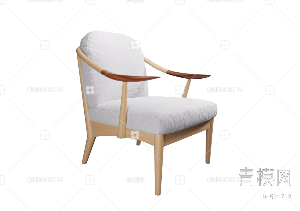 单椅3D模型下载【ID:521712】