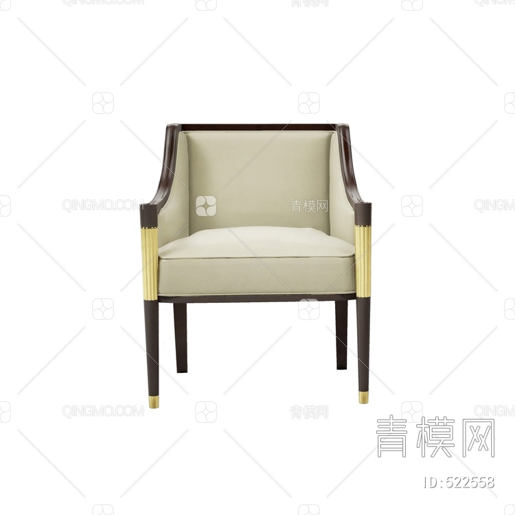 单人椅3D模型下载【ID:522558】