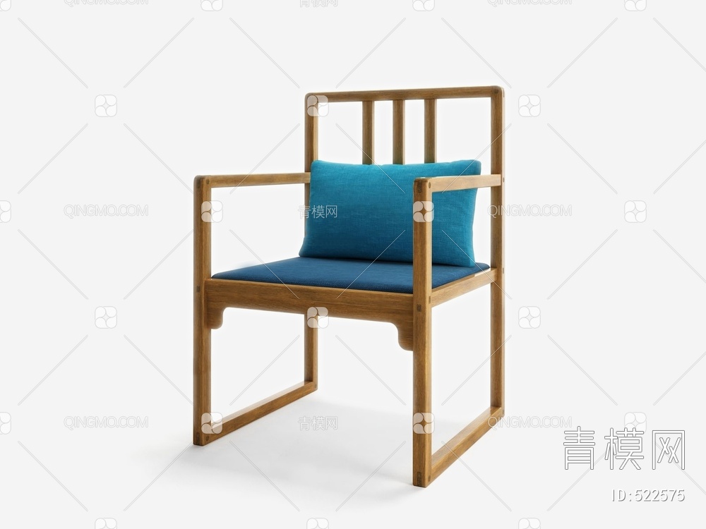 单椅3D模型下载【ID:522575】