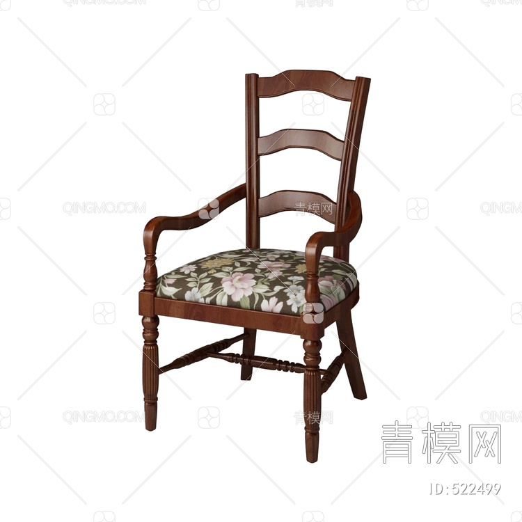 餐椅3D模型下载【ID:522499】