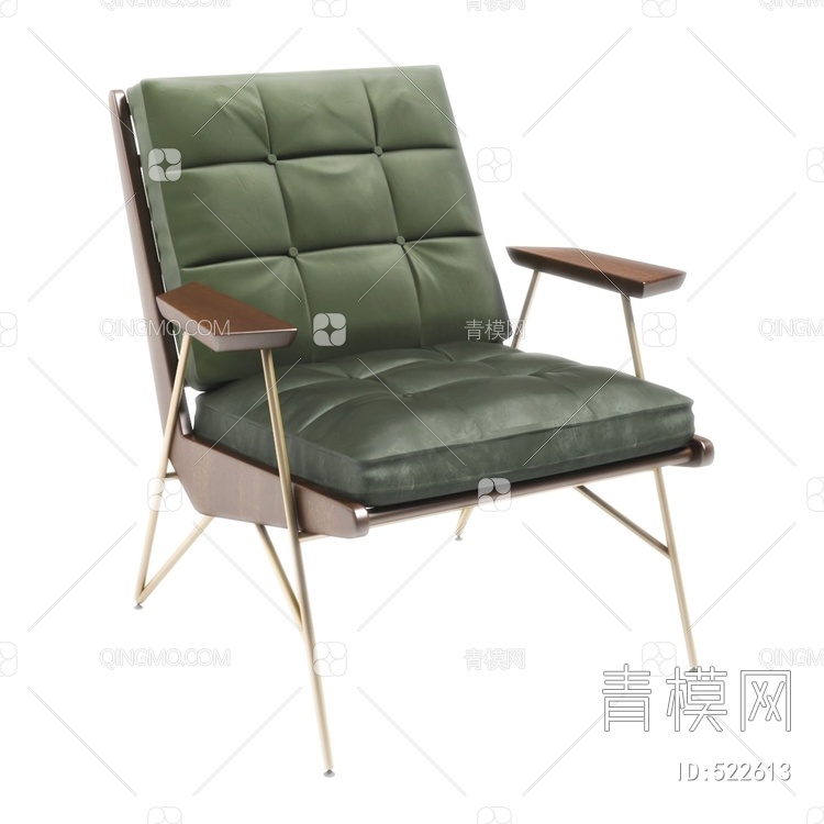 休闲椅子3D模型下载【ID:522613】