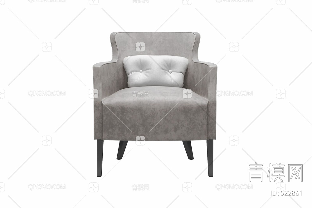 ART LEATHER 皮质沙发椅3D模型下载【ID:522861】