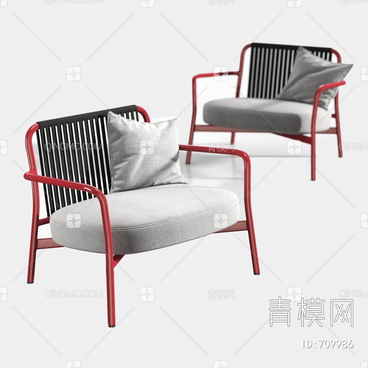 土耳其 PARLA DESIGN 单椅3D模型下载【ID:709986】